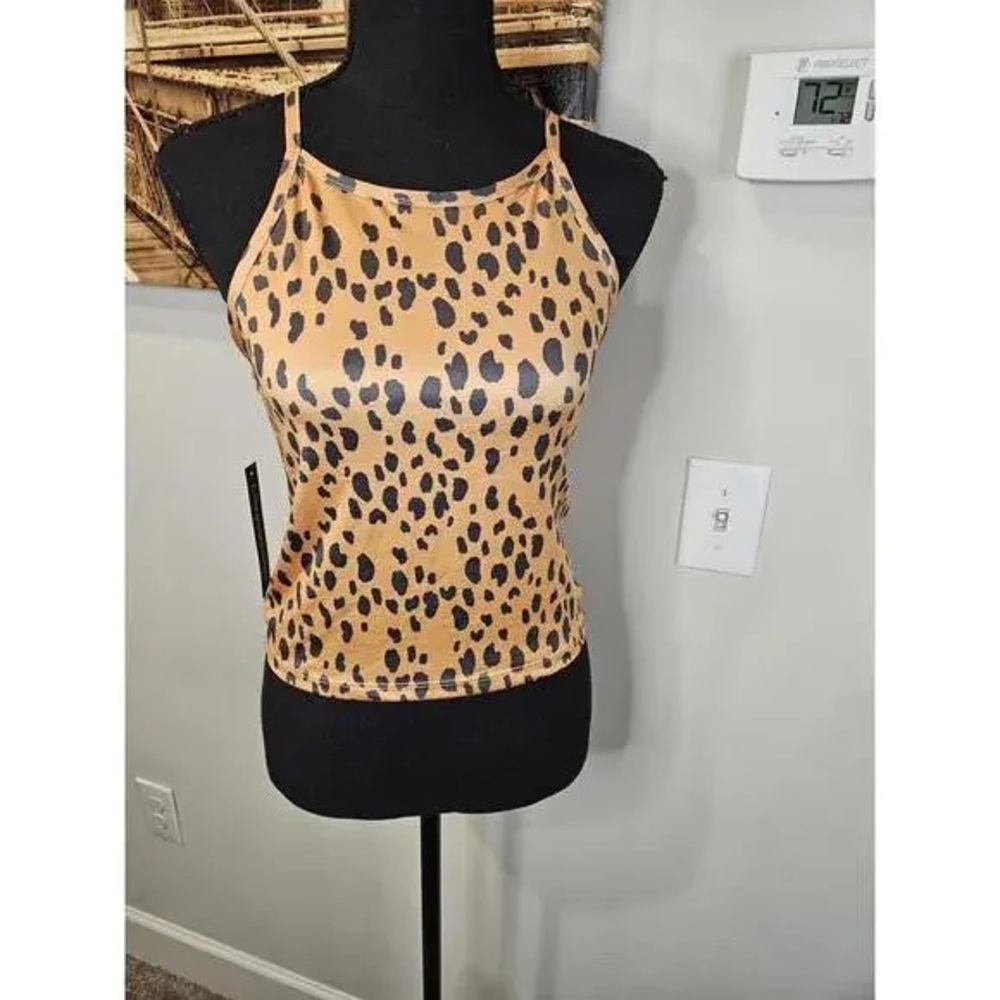 NWT Catherine Malandrino Cheetah Active Tank